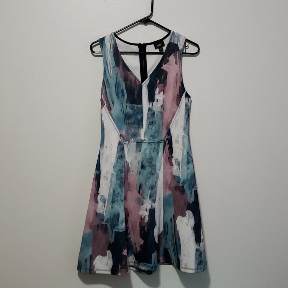 Mossimo Watercolor Skater Dress